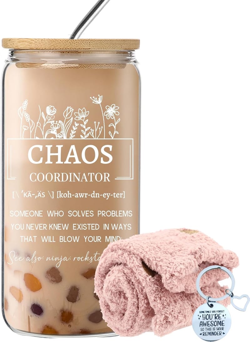 Thank You Gifts - 16 Oz Can Glass for Women, Bosses, and Nurses