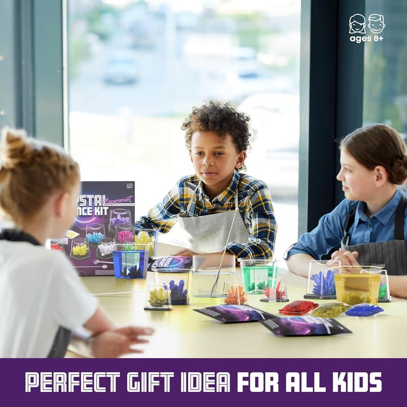 Kids' Crystal Growing Kit - Science Experiments for Ages 8-14