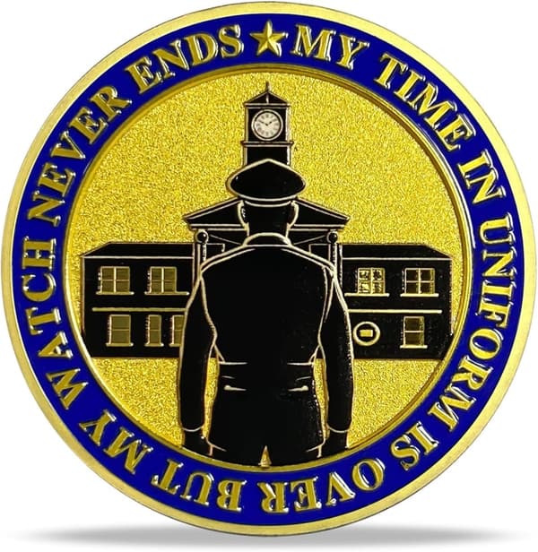 Police Retirement Coin |