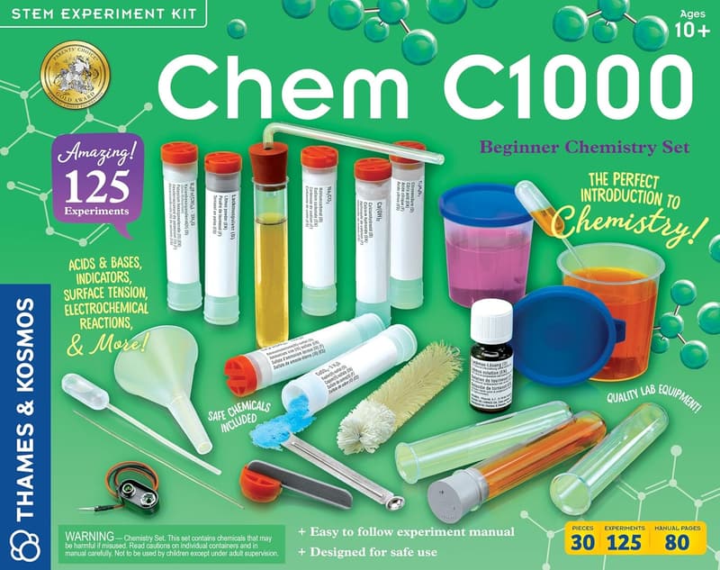 Chemistry Set for Kids | 125 Experiments & Lab Manual