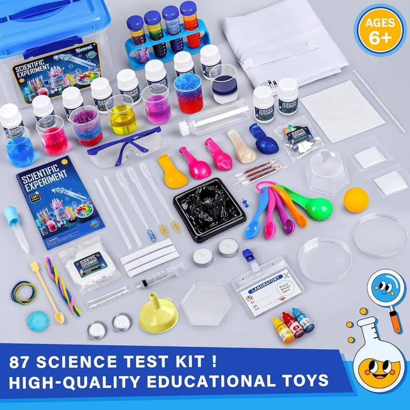 STEM Science Kit with 120 Experiments for Kids Ages 6-12