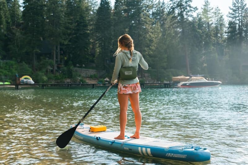 Waterproof Floating Fanny Pack for Kayaking & SUP (Olive)