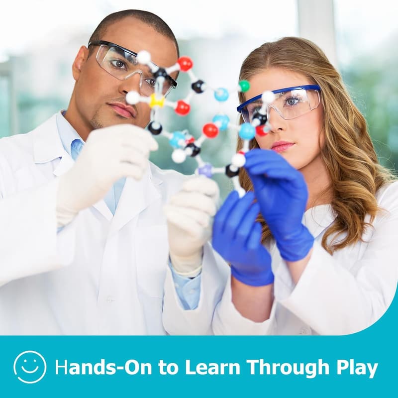 Organic Chemistry Molecular Model Kit - 240 Pieces for Lessons
