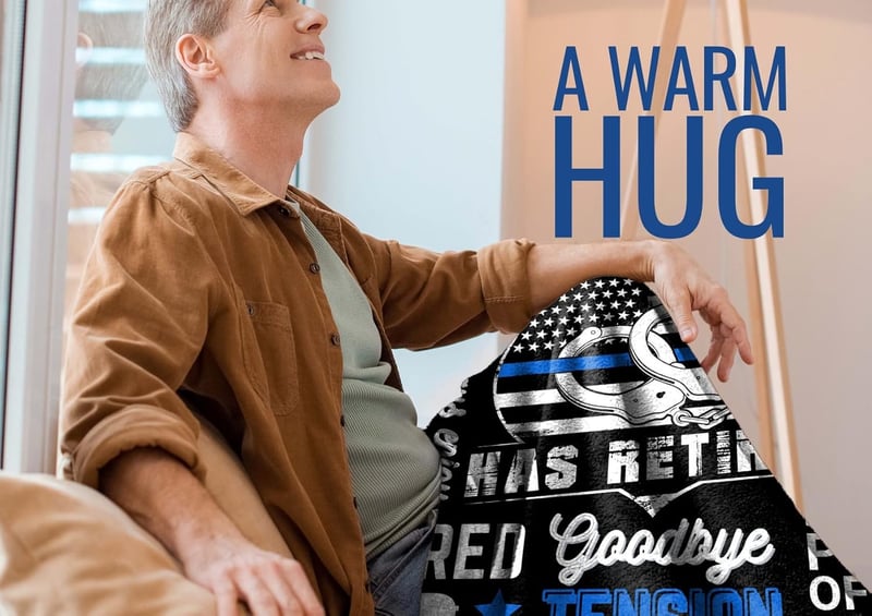 Retirement Gift for Police Officers - Funny Throw Blanket 65