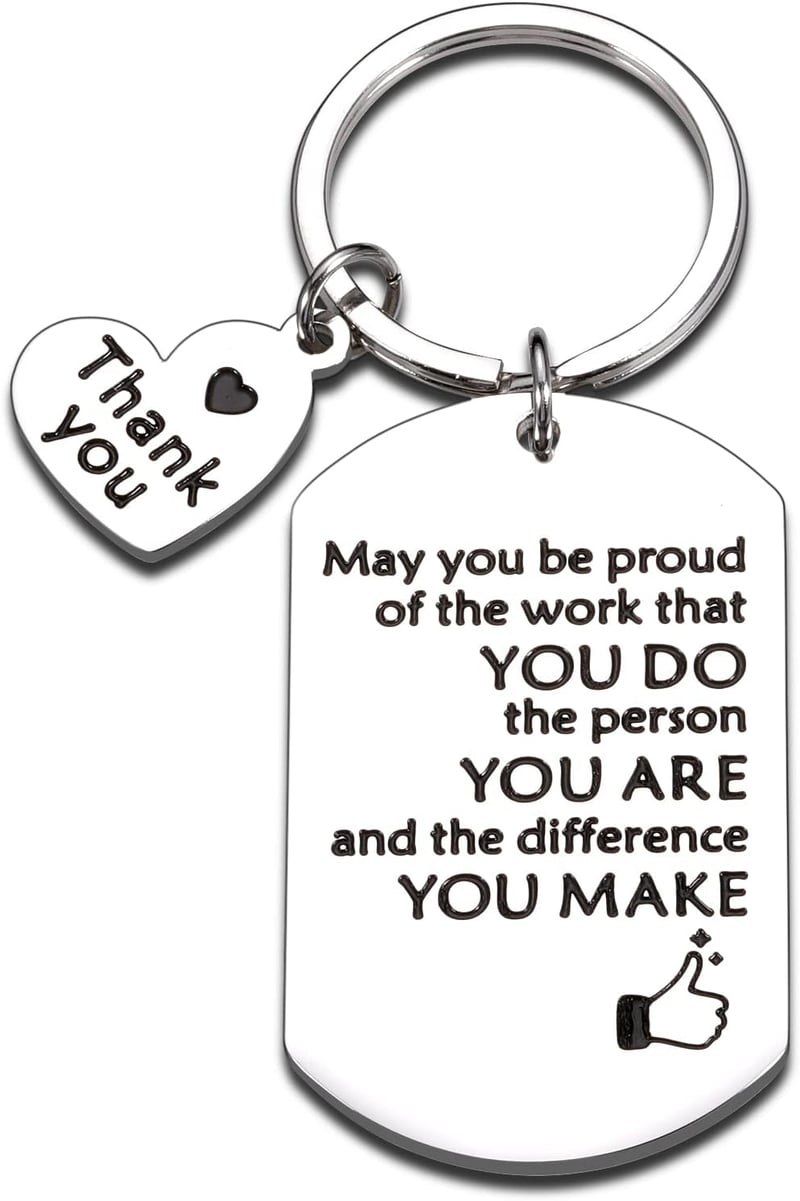 Going Away Keychain Gift for Coworkers and Friends