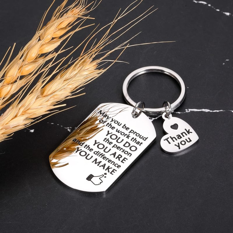 Going Away Keychain Gift for Coworkers and Friends