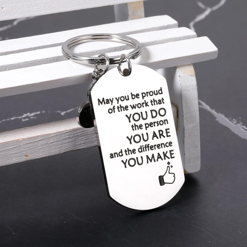 Going Away Keychain Gift for Coworkers and Friends