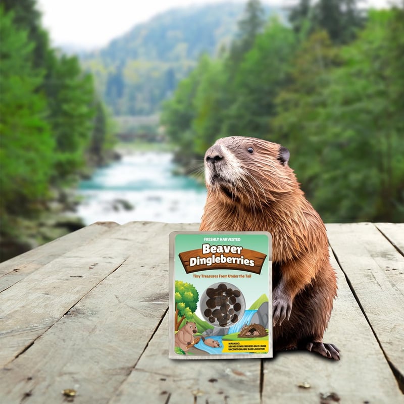 Funny Beaver Dingleberry Gag Gifts for Animal Lovers
