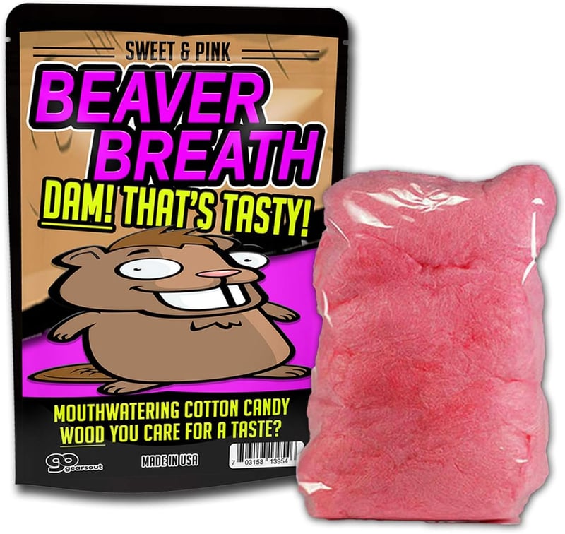 Funny Beaver Cotton Candy – Gluten-Free Party Gag Gift