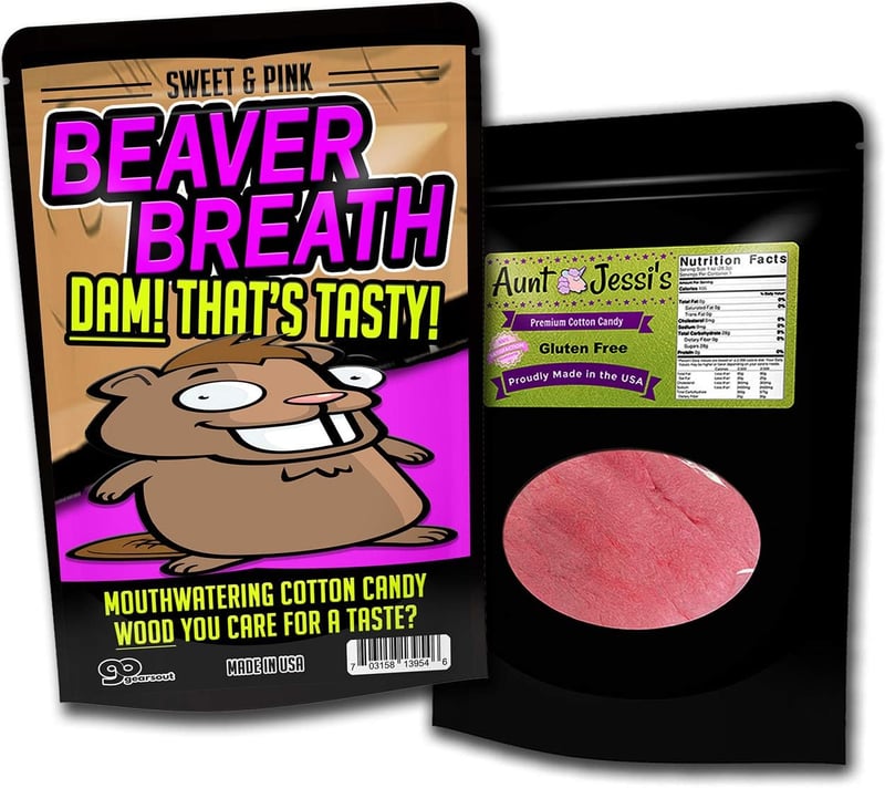 Funny Beaver Cotton Candy – Gluten-Free Party Gag Gift