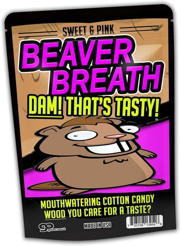 Funny Beaver Cotton Candy – Gluten-Free Party Gag Gift
