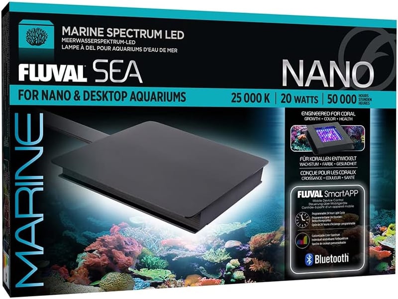 Fluval SEA 20W Bluetooth Marine Nano LED Aquarium Light