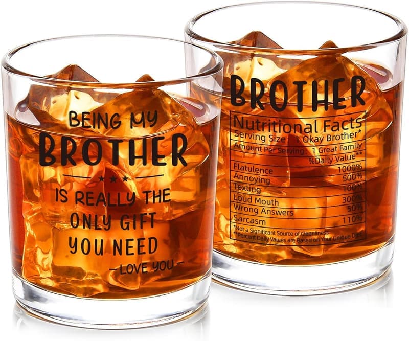 Brother Whiskey Glass -