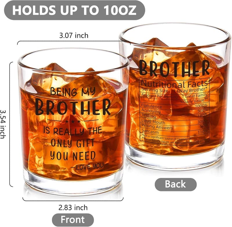 Brother Whiskey Glass - 