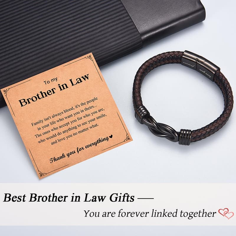 Braided Leather Bracelet for New Dads & Sons - Unique Gift