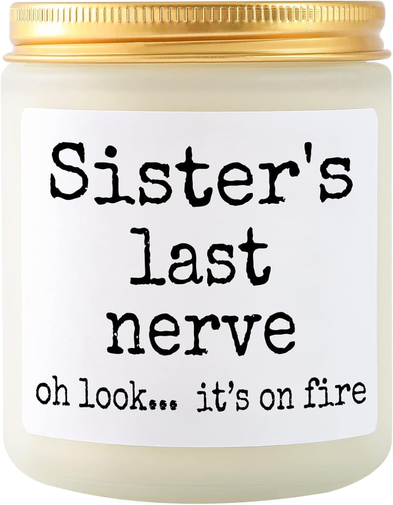 Birthday Gift for Sister - Lavender Scented Candle