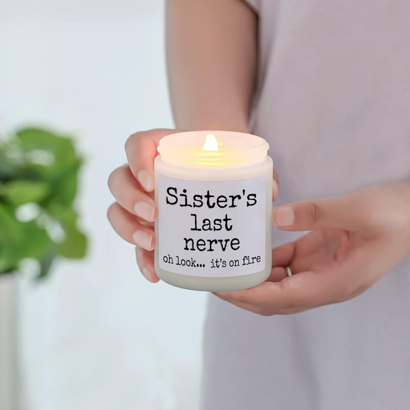 Birthday Gift for Sister - Lavender Scented Candle