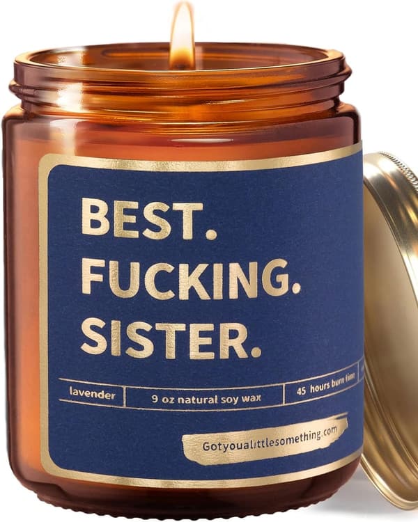Funny Sister Birthday Candle - 