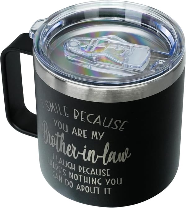 Brother-in-Law 14 oz Stainless Steel Tumbler – Funny Gift