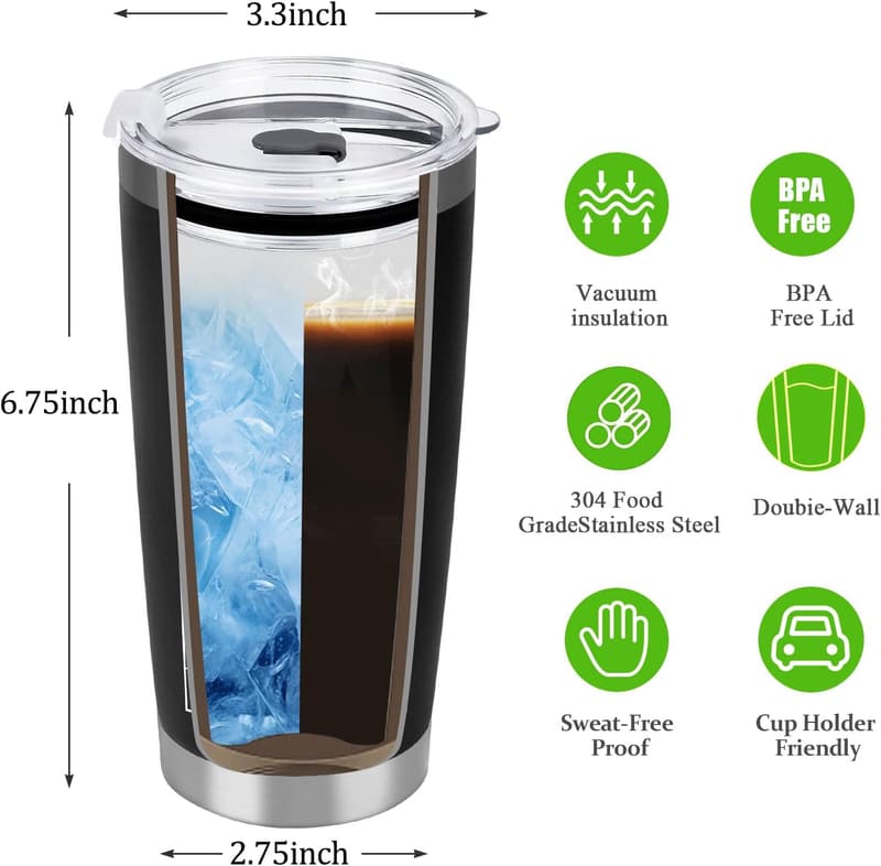 Father's Day 20 oz Stainless Steel Tumbler for Dad