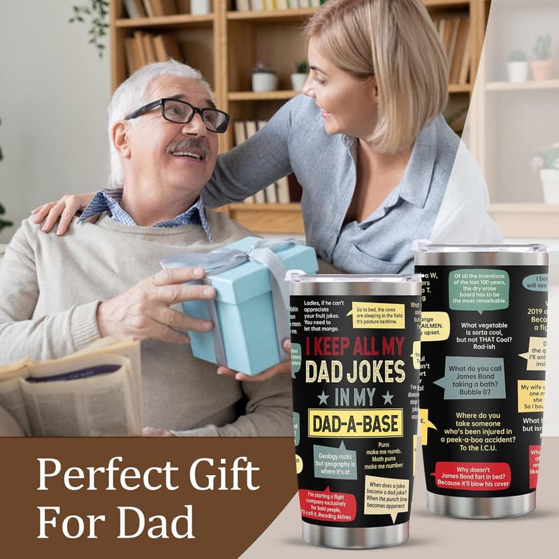 Funny Dad Joke 20oz Tumbler - Great for Father's Day Gifts