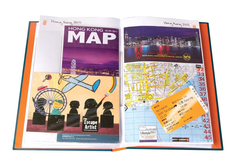 Travel Diary Scrapbook Journal for Adventure Lovers