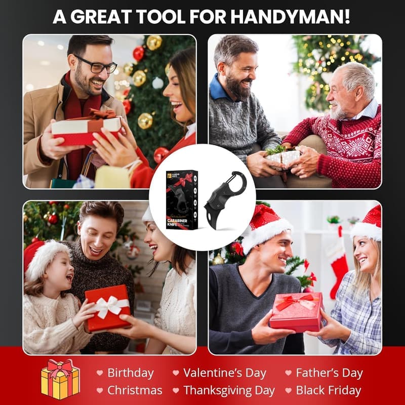 Father's Day Small EDC Pocket Knife for Dad, Gifts for Men