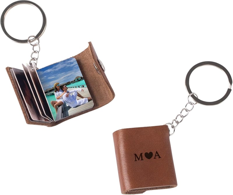Valentine's Day Personalized Photo Album Keychain