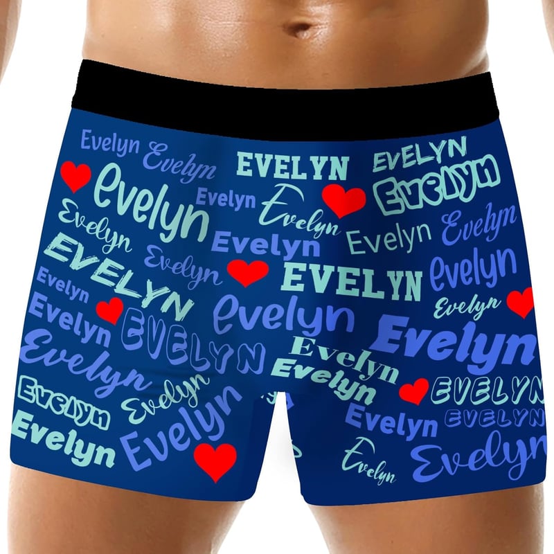 Personalized Funny Men's Boxer Briefs