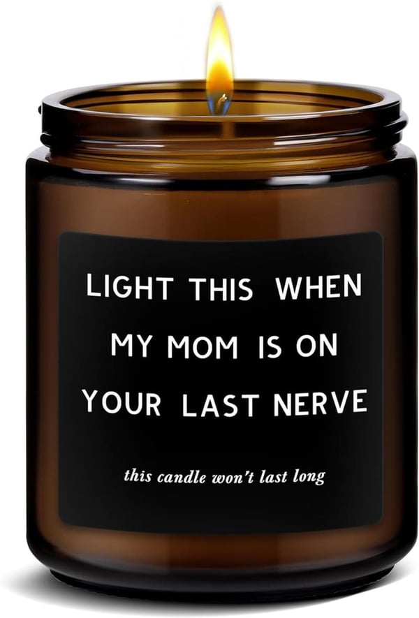 Personalized Lavender Scented Candle for Dad's Gift Occasion