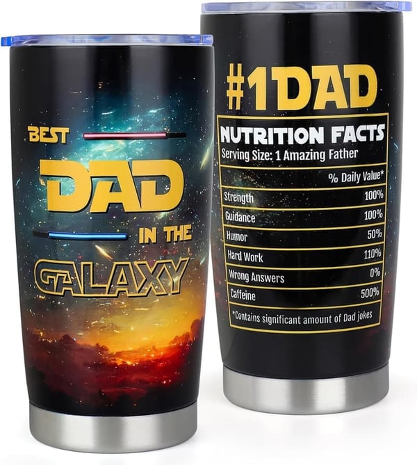 Father's Day 20oz Stainless Steel Tumbler - Gift from Kids