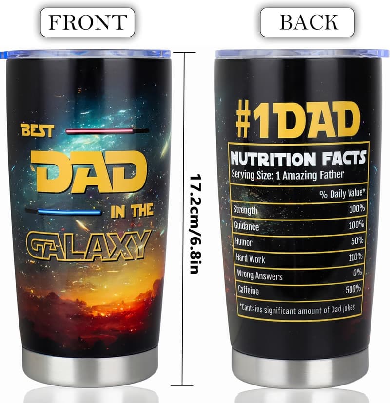 Father's Day 20oz Stainless Steel Tumbler - Gift from Kids