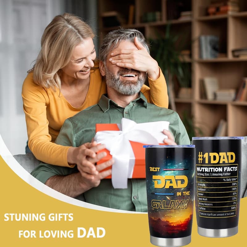 Father's Day 20oz Stainless Steel Tumbler - Gift from Kids