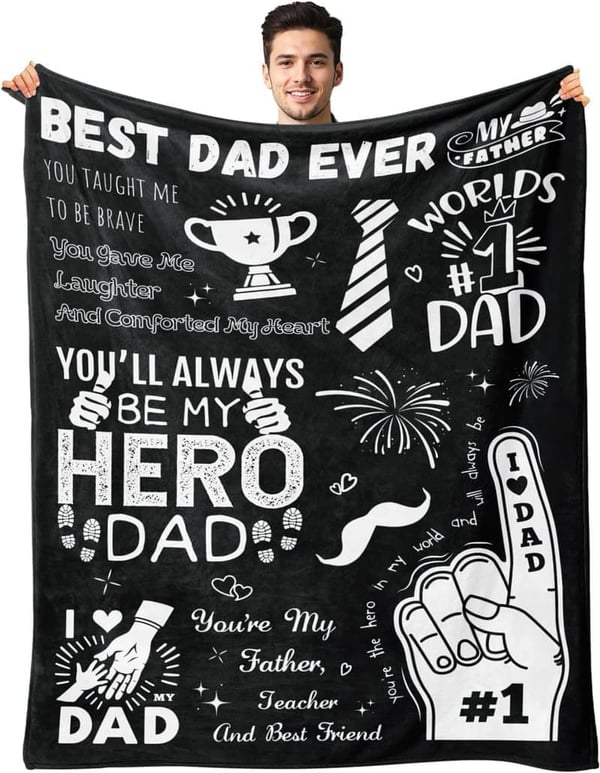 Father's Day Throw Blanket - 