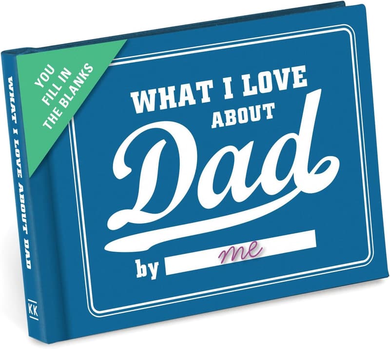 What I Love About Dad Fill-In-The-Blank Journal