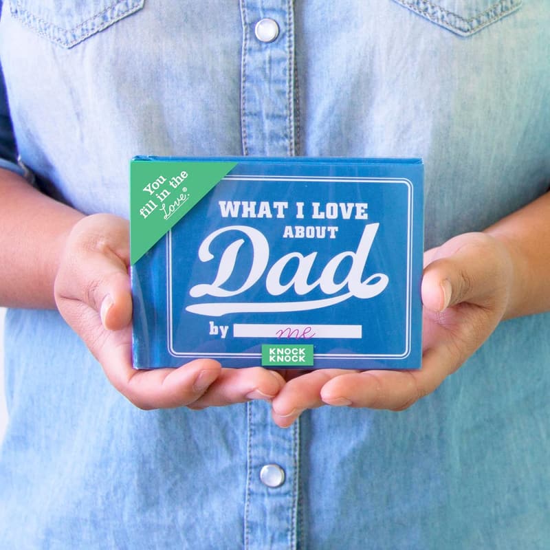 What I Love About Dad Fill-In-The-Blank Journal
