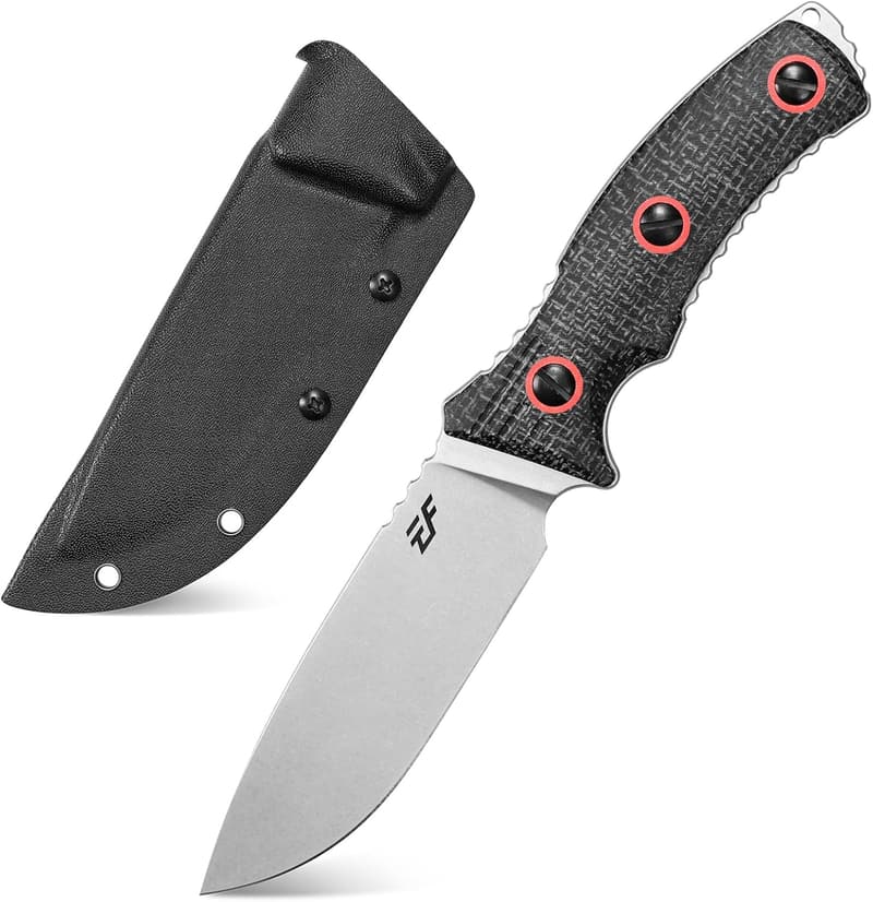 Eafengrow EF138 Fixed Blade Knife with N690 Steel and Micarta Handle