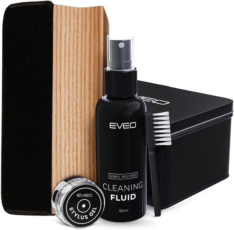 Vinyl Record Cleaning Kit - 4-in-1 Premium Cleaner & Accessories