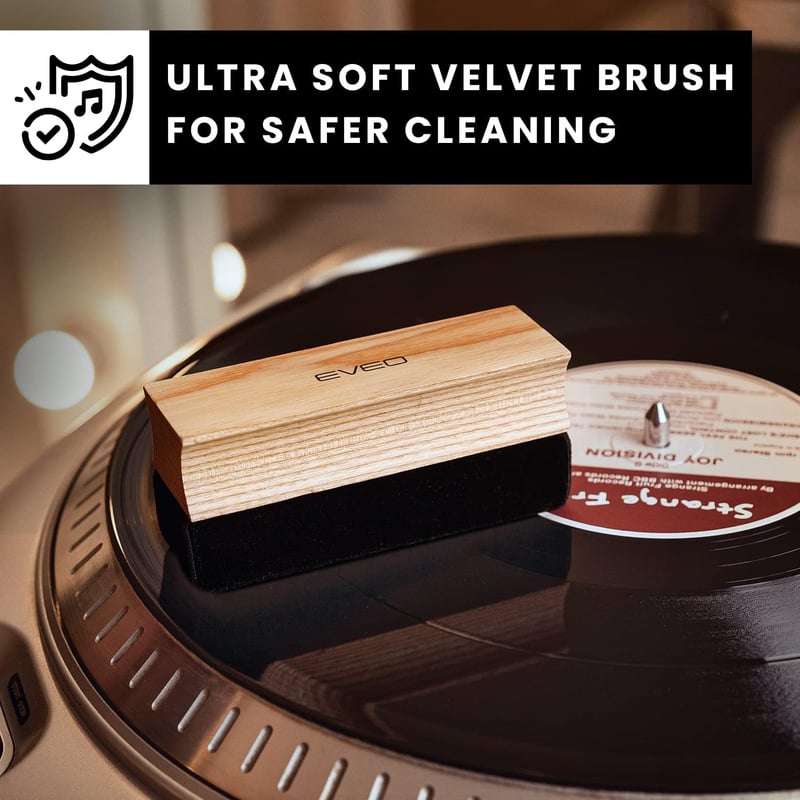 Vinyl Record Cleaning Kit - 4-in-1 Premium Cleaner & Accessories