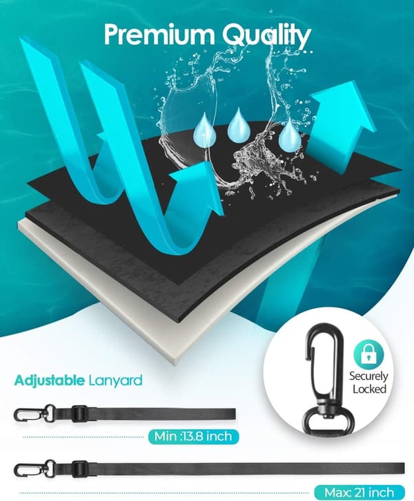 Waterproof Phone Pouch for iPhone - 2 Pack, IPX8 Series