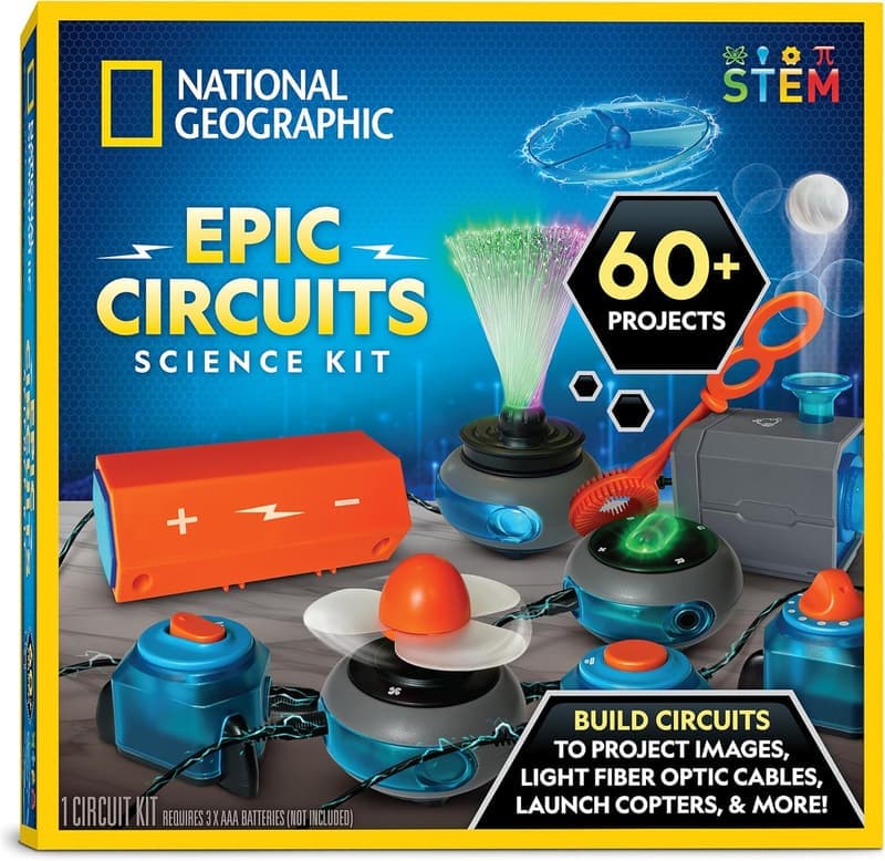 Kids' Electric Circuit Maker Kit - 60 STEM Projects
