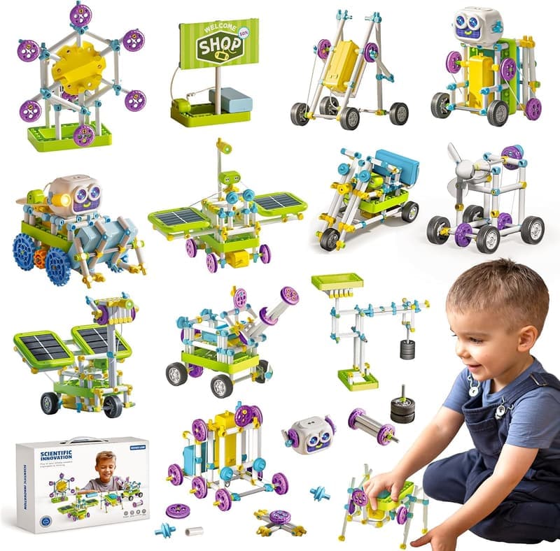 STEM Building Blocks Set – 434 PCS Robotics Kit for Kids