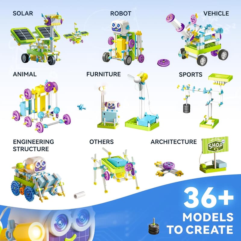 STEM Building Blocks Set – 434 PCS Robotics Kit for Kids