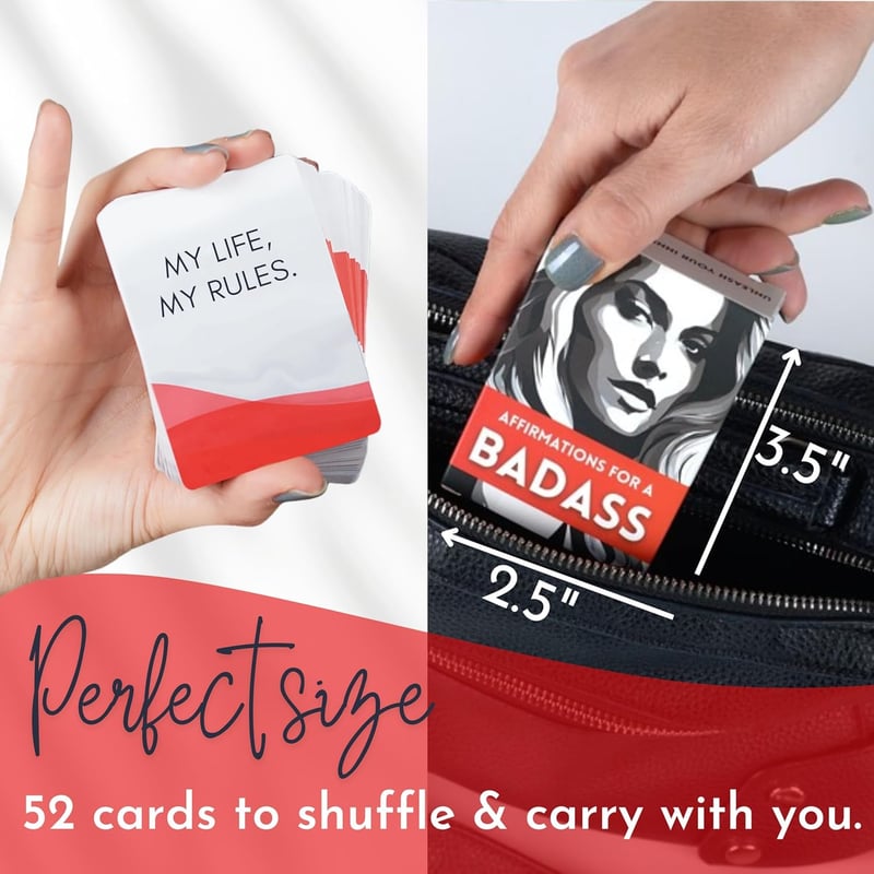 52 Motivational Affirmation Cards for Women