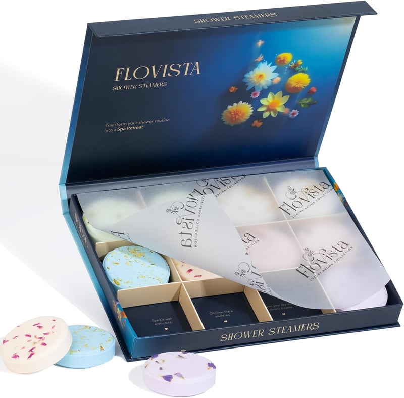 Birthday Spa Gift: 12-Pack Aromatherapy Shower Steamers