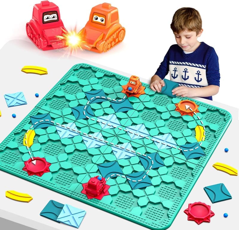 STEM Road Builder Puzzle Toy for Kids 4-8 - Educational Birthday Gift
