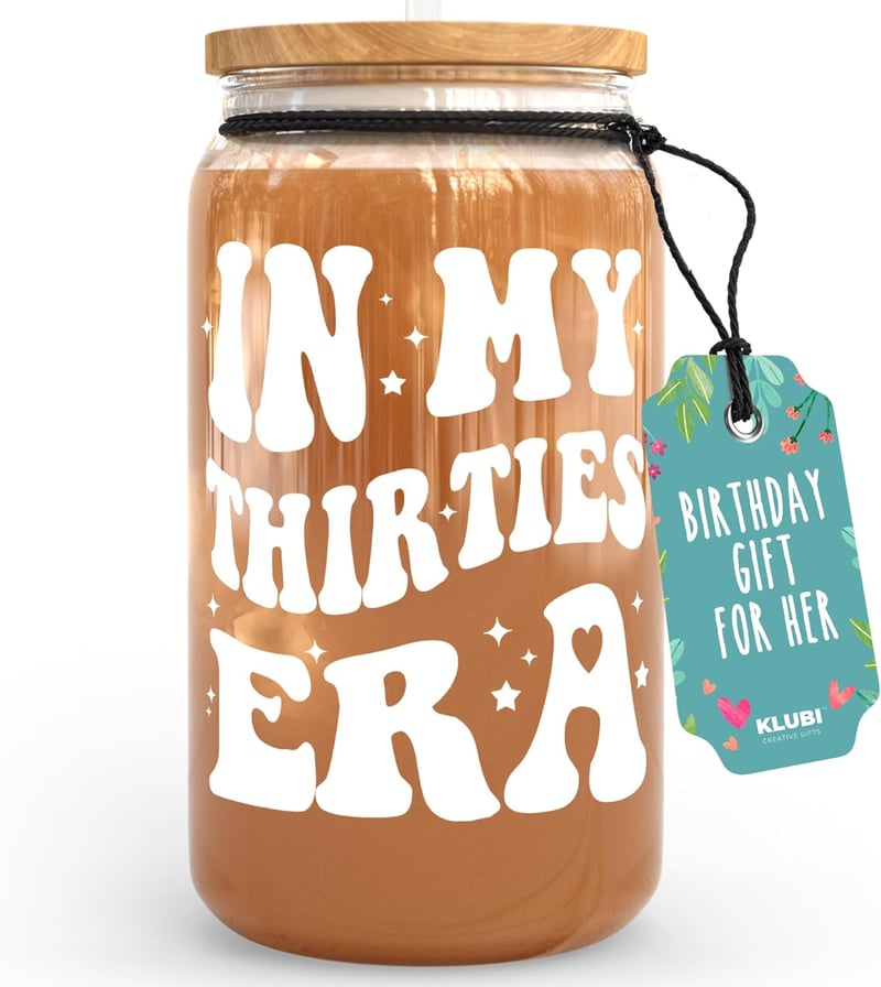 30th Birthday Glass Cup for Women - 