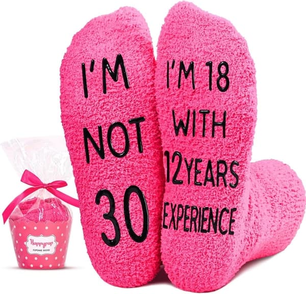 30th Birthday Socks for Men and Women Gifts