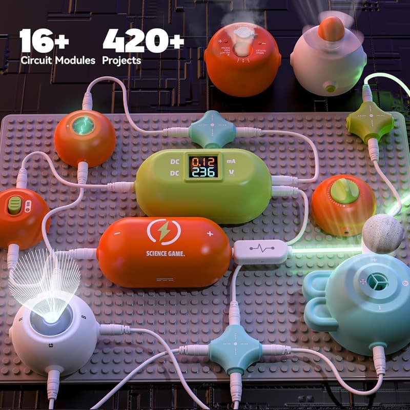 STEM Electronics Exploration Kit for Kids - 420+ Projects
