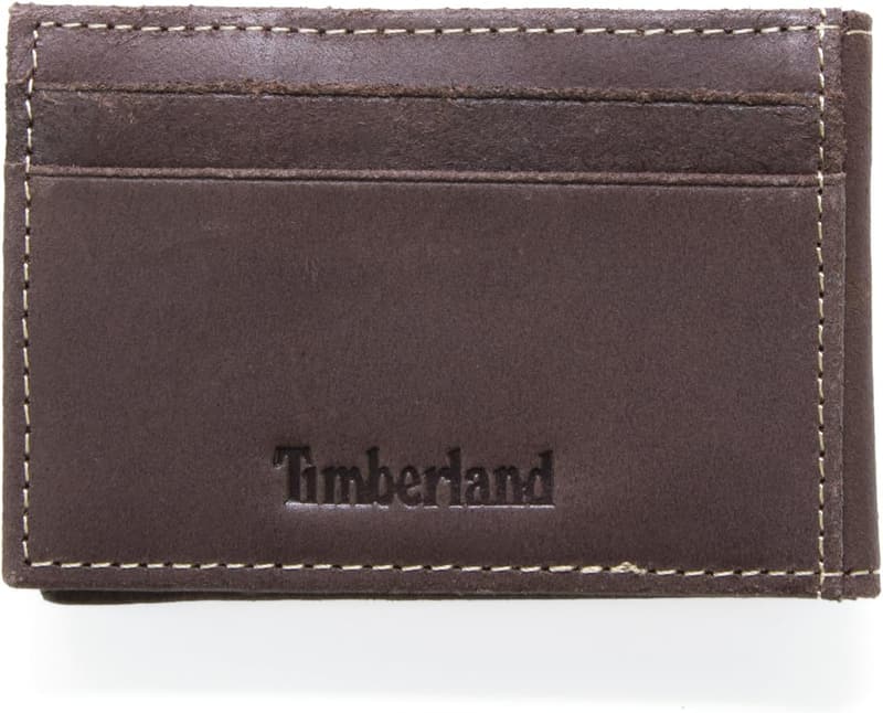 Men's Slim Leather Front Pocket Wallet by Timberland